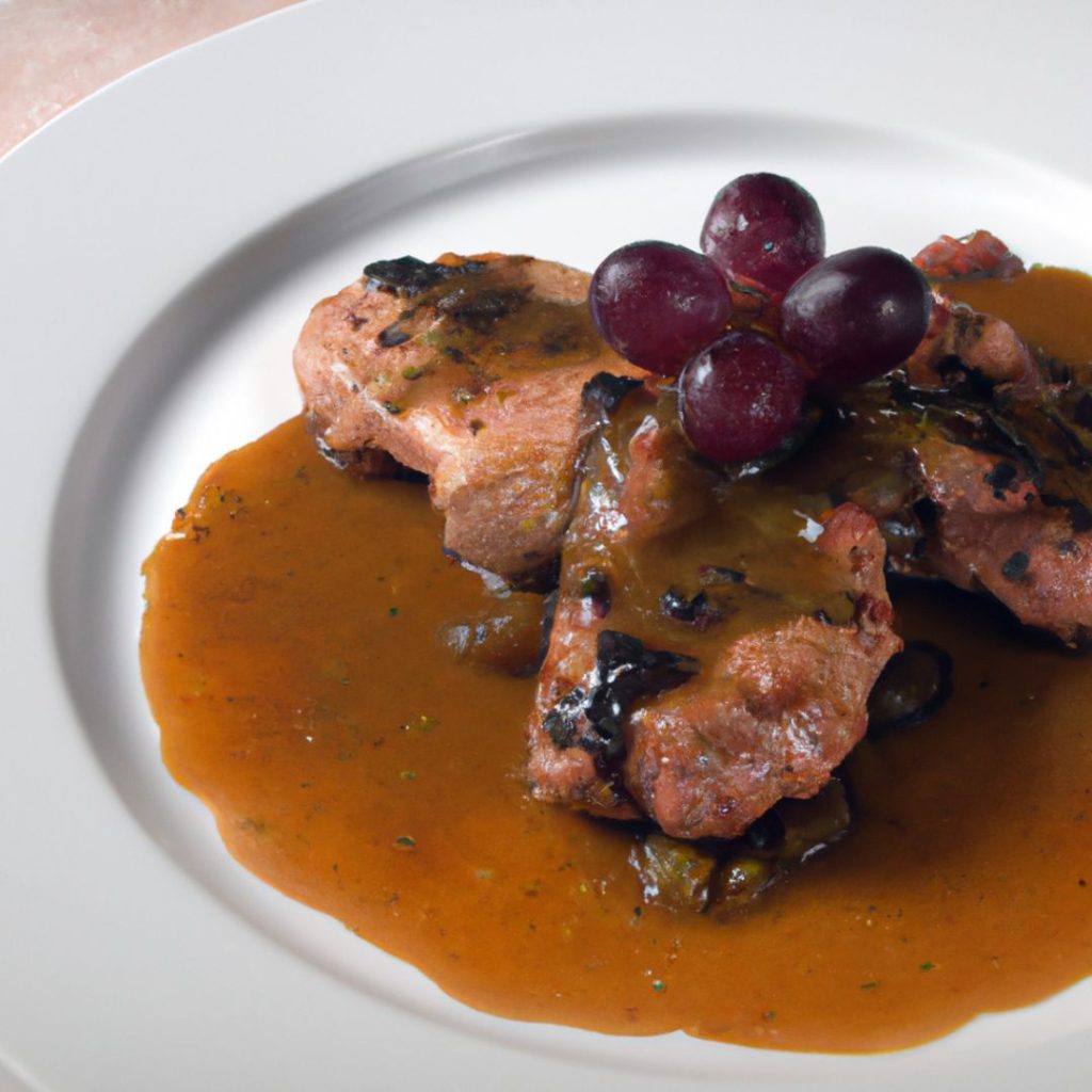 receta solomillo salsa de uvas