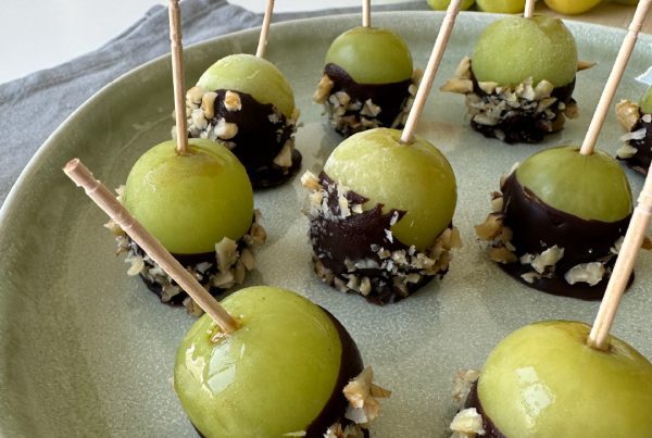 receta uvas chocolate