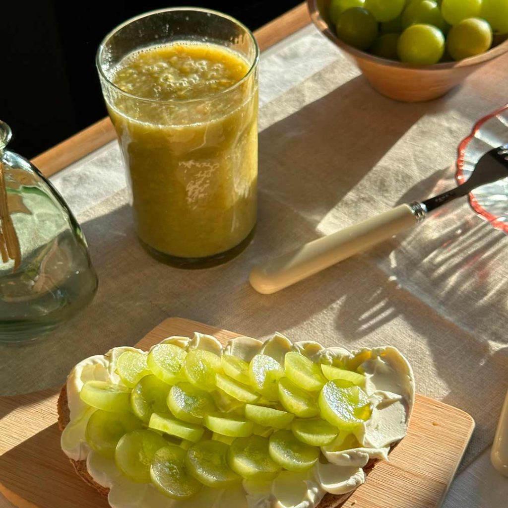 receta-desayuno-uvas